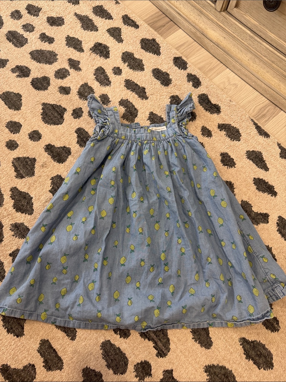 Tucker + Tate Blue Dress with Yellow Lemon Print